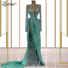 Muslim Beading Mermaid Evening Dresses Formal Gowns 2021 Luxury Handmade Customized Plus Size Prom Party Dress For Weddings Robe 2024 - buy cheap