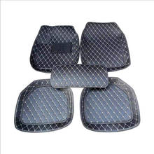 Car Floor Mats Universal for Hyundai solaris ix35 i30 ix25 Elantra accent tucson Sonata Car Leather waterproof floor mats carpet 2024 - buy cheap