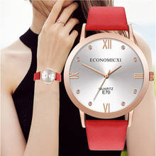 Часы с кожаным ремешком со стразами женские часы высокого качества минималистичные роскошные часы женские часы подарок часы 2019 montre femme Q4 2024 - купить недорого