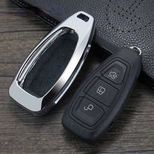 OUIO Universal Zinc alloy Car Key Cover Case Shell for Ford Fiesta Focus 3 4 MK3 MK4 Mondeo Ecosport Kuga Focus ST Accessories 2024 - buy cheap
