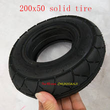 Super quality Solid Tubeless Tire 200 x 50 (8x2) solid/foam filled tire 200*50 for Razor E100 E125 E200 Scooter 200*50 tyre 2024 - buy cheap