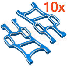 Wholesale 10Pair/Lot HSP 108019 Aluminum Front Lower Suspension Arm 08005 For Monster Truck 1/10 Upgrade Parts Fit Redcat Exceed 2024 - buy cheap