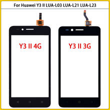 Новый сенсорный экран Y3 II для Huawei Y3II 2 LUA-L03 LUA-L21 LUA-L23 сенсорная панель дигитайзер сенсорный передний стеклянный объектив 2024 - купить недорого