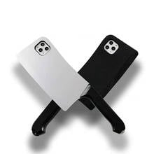 Capa de faca de cozinha para iphone, capa criativa de silicone macio com faca 3d engraçada para iphone se 2020 11 pro max 6 6s 7 8 plus 10 x xr xs max 2024 - compre barato