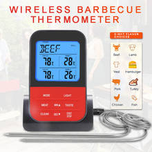 New Dual Probe Thermometer -20 to 250 Degrees  for BBQ Meat Grill Digital Wireless Kitchen Cooking Food Probe Timer Test Tool 2024 - buy cheap