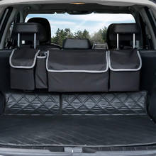 AUTOYOUTH Car Seat Back Organizer Multi-Pocket Travel Storage Bag, Kids Toy Storage, Back Seat Protector For NISSAN-Versa 2024 - buy cheap