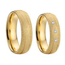 Anillos y alianzas de boda de 8mm para hombre y mujer, último diseño de joyería, anillos rellenos de oro para pareja, Alianza de Amor, 2019 2024 - compra barato