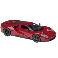 WELLY-vehículo Ford GT de aleación de lujo, vehículo fundido a presión, modelo de coche, artículos de colección para adultos, 1:24, 2017 2024 - compra barato