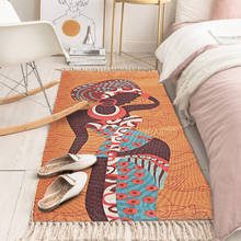 Tapetes com mandala para decoração da casa e da sala, tapete boêmio tecido macio com borla 2024 - compre barato