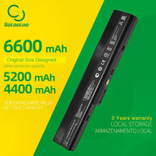 Bateria de laptop glolo 11.1v 6600mah 6 células para asus flash k52j k52dr k62 k62f k62jr k52je k52jr k52n k52d k52f 2024 - compre barato