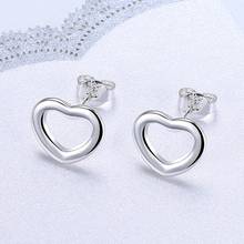 Romantic 925 Sterling Silver Earrings For Women Lady Trendy Jewelry Gift 2024 - buy cheap