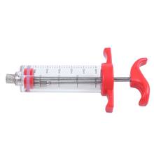 Marinade Red Injector Flavor Syringe Cooking Meat Poultry Turkey Chicken BBQ Tool 22*7CM 2024 - buy cheap