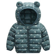 Детская шерстяная куртка; зимнее пальто с капюшоном; куртка для новорожденных мальчиков; хлопковая флисовая куртка для младенцев; зимнее пальто для маленьких мальчиков 2024 - купить недорого