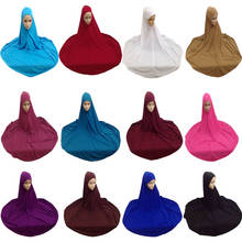 Muslim Large Overhead Abaya Jilbab Islam Clothes Attire Women Prayer Dress Long Scarf Ramadan Hijab Prayer Hat Headscarf New 2024 - buy cheap