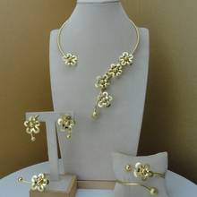 Yuminglai joias finas dubai conjuntos de joias de fantasia para mulheres fhk8993 2024 - compre barato