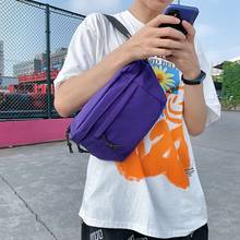 Pochete unissex de nylon, bolsa casual à prova d'água de viagem para celular 2024 - compre barato