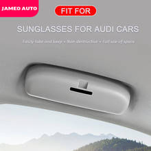 Jameo-estuche de ABS para gafas de sol de coche, caja de soporte para Audi A4, B8, B9, A3, 8V, Q3, Q5, Q7, 2013-2021, accesorios interiores 2024 - compra barato