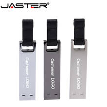 JASTER USB 2.0 Custom LOGO Metal USB Flash Drive 4GB 8GB 16GB 32GB 64GB 128GB Pendrive Memory Stick Free Shipping 2024 - buy cheap