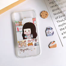 Корейский милый чехол для телефона с рисунком завтрака для девочек iPhone 11 Pro Max Xr Xs Max X 7 7 Plus 6s 8 Plus SE 2020, силиконовый чехол 2024 - купить недорого