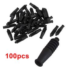 100pcs Bicycle V Brake Inner Cable Hoses Bicycle Rubber Boot Noodle Tube End Cap Replacement 2024 - buy cheap