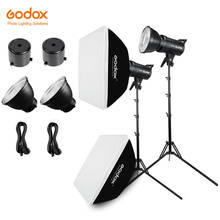 2x Godox SL-60W 60Ws 5600K Studio LED Continuous Photo Video Light + 2x 1.8m Light Stand + 2x 60x90cm Softbox LED Light Kit 2024 - buy cheap