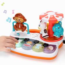 Carrusel Musical multifuncional con forma de Animal para niños, juguete educativo de Piano, regalo 2024 - compra barato