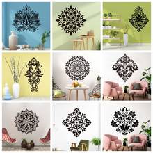 Pegatinas de pared de Mandala de estilo de dibujos animados, pegatina decorativa para el hogar para salas de estar, bricolaje, decoración del hogar de Pvc 2024 - compra barato