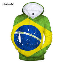 Aikooki Men Women Fashion hoodies 3D National Flag Print Argentina Germany Russia Brazil USA Mexico Hoodie Sweatshirt With Hat 2024 - buy cheap