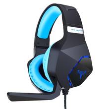 Headset gamer g600 com fio, fone de ouvido com microfone leve estéreo, grave profundo, para computador gamer 2024 - compre barato