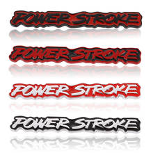 Metal Car Sticker Powerstroke Emblem Badge Trunk Decals for Ford Excursion 3.0 2018 F-150 F150 Power Stroke Diesel Logo Sticker 2024 - buy cheap