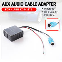 Receptor auxiliar bluetooth para KCE-237B, adaptador de Cable con micrófono, interfaz de audio inalámbrica de calidad Hifi para Alpine 2009 + CDE-W203Ri 2024 - compra barato