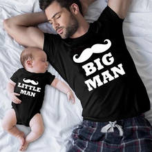 Camiseta combinação família pai e filho, roupas que combinam com homem grande, pai e me, bebê, menino, crianças, presente para o dia dos pais 2024 - compre barato