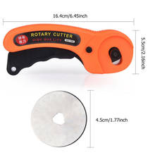 45mm Circular Cut Rotary Cutter Blade Patchwork Fabric Leather Craft Sewing Tool Fit Olfa Cut 2024 - buy cheap
