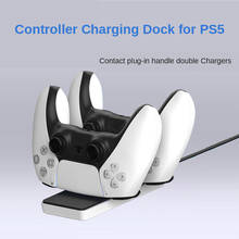 For Sony PS5 Playstation Play Station  Controller Wireless Docking Accessories Control Gamepad Battery Charger Charging Dock 2024 - buy cheap