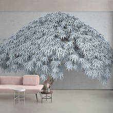 Mural personalizado pintura de parede 3d, decoração criativa, grande, árvore, moderno, sala de estar, quarto, plano de fundo de tv, arte mural de parede, papel de parede 2024 - compre barato