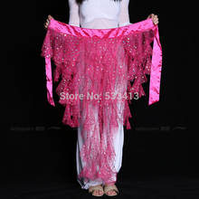 Belly dance costume Highlights mesh belly dance belt for women belly dancing hip scarf 2024 - buy cheap
