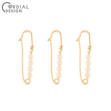 Cordial Design 50Pcs 18*24MM Jewelry Accessories/DIY/Hand Made/Imitation Pearl/Genuine Gold Plating/Jewelry Findings & Component 2024 - buy cheap