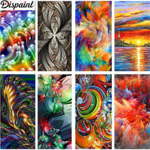 Dispaint Diamond painting "Color flower landscape" Full Square/Round Drill Wall Decor Inlaid Resin Embroidery Craft Cross stitch 2024 - buy cheap