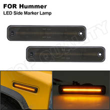 Kit de luz LED de posición lateral delantera ahumada para Hummer H2, 2003, 2004, 2005, 2006, 2007, 2008, 2009, OEM #25952319, ámbar, 2 uds. 2024 - compra barato