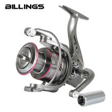 BILLINGS-carrete de pesca giratorio de YO1000-6000, accesorio de arrastre máximo de 5,2: 1, 12KG, perilla de metal, para agua salada 2024 - compra barato