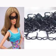 10 шт./компл. мини Пластик безлинзовое очки для куклы Барби 1/6 & парень Кэн куклы игрушечные очки для куклы Барби дома подарок на Рождество 2024 - купить недорого