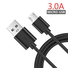 0,25 м 1 м 1,5 м 2 м 3 м 3 А черный USB A к Micro USB кабель для зарядки Android кабель для синхронизации данных Шнур для зарядки для samsung huawei Xbox One 2024 - купить недорого