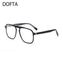 Dofta óculos ópticos quadro homens e mulheres completa miopia óculos quadro moda grande prescrição eyewear 5318 2024 - compre barato