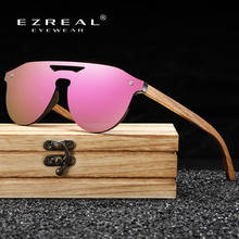 EZREAL Women's Glasses Natural Zebra Wooden Sunglasses Men Polarized Fashion Sun Glasses Original Bamboo Oculos de sol S5030 2024 - buy cheap