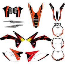 Набор графических наклеек для KTM EXC 2012 2013 XC 2011 Motocross для KTM EXC XC 125 200 250 300 350 450 500 2024 - купить недорого