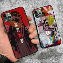 Doma kimetsu não yaiba demônio slayer anime ssoft silicone caso do telefone capa escudo para o iphone se 6s 7 8 plus x xr xs 11 pro max 2024 - compre barato