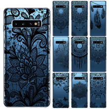 Vintage Floral Lace Mandala Soft TPU Case For Coque Samsung Galaxy S6 S7 Edge S8 S9 S10 S20 Plus S20 Ultra S10E Silicone Cover 2024 - buy cheap