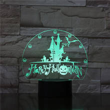 3D Lamp Halloween Festival Best Present for Children Dropshipping 2019 Visual Light Effect Awesome Decor Night Light Lamp 1761 2024 - buy cheap