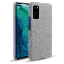 Cloth Cases For Honor View 30 Pro Case Slim Retro Cloth Hard Phone Cover For Honor View30 V30 V 30 Pro Coque Funda Capa 2024 - buy cheap