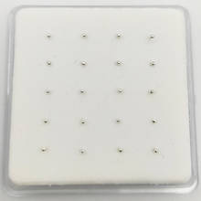 925 Sterling Silver 1.2 mm ball  Nose Studs Pins Bone  Piercing nez Body Piercing jewelry 20pcs/pack 2024 - buy cheap